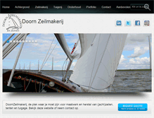 Tablet Screenshot of doornzeilmakerij.nl